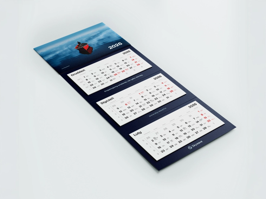 Kalendarze trójdzielne